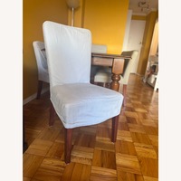 Pottery Barn Light Gray Dining Chairs