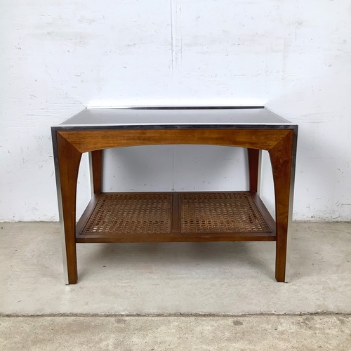 Used Lane Mid-Century Modern Two-Tier Side Table for sale on AptDeco