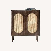 Amazon 2 Doors Brown Wooden Cabinet 