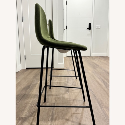 Used AllModern Green Velvet Stools for sale on AptDeco