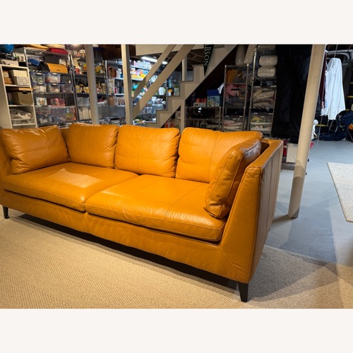 Used IKEA Leather Natural 3+ Seater Sofa for sale on AptDeco