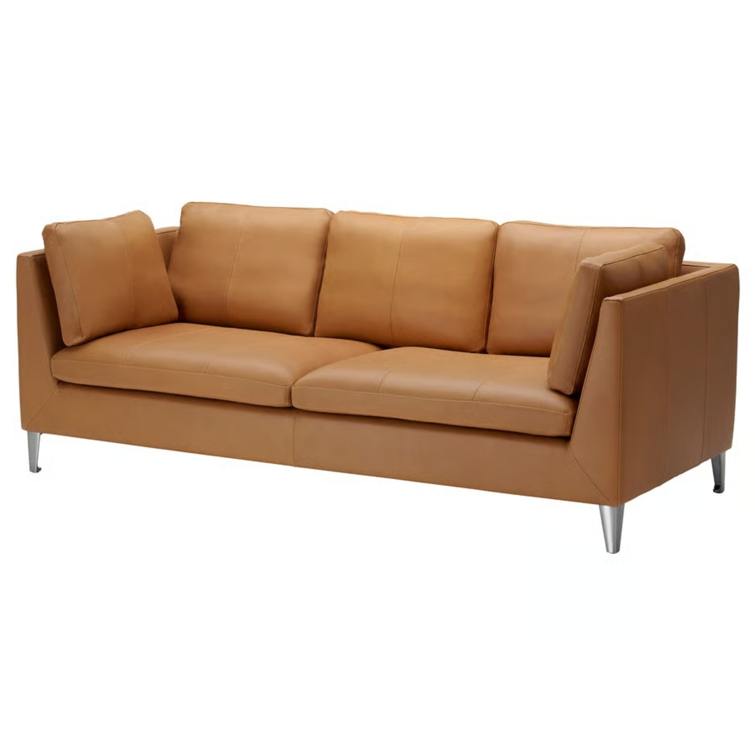 IKEA Leather Natural 3+ Seater Sofa - image-5