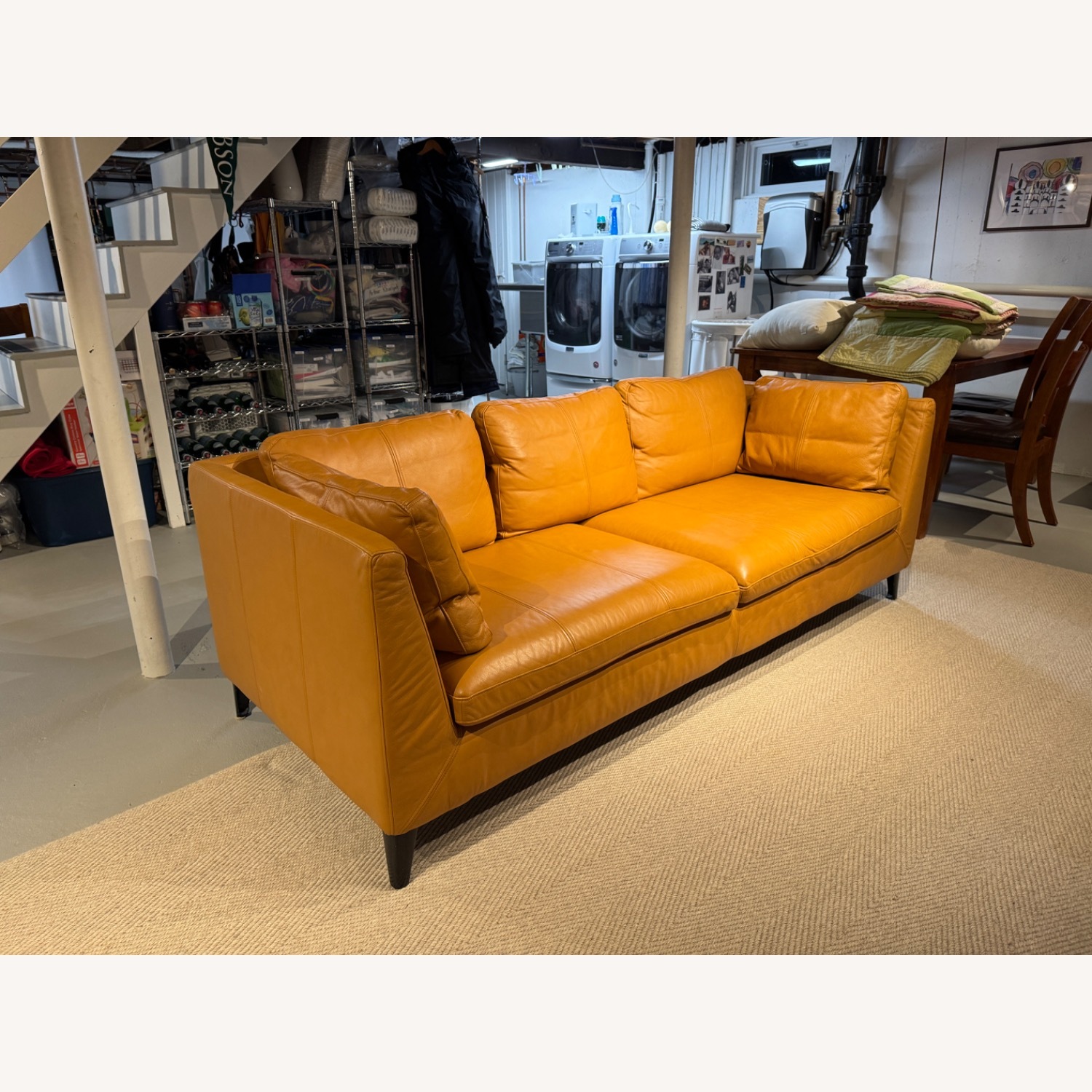 IKEA Leather Natural 3+ Seater Sofa - image-2