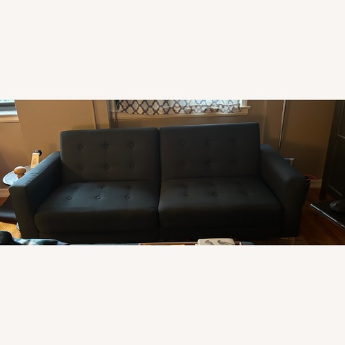 Used Wayfair Teal Blue Sofa 76” for sale on AptDeco