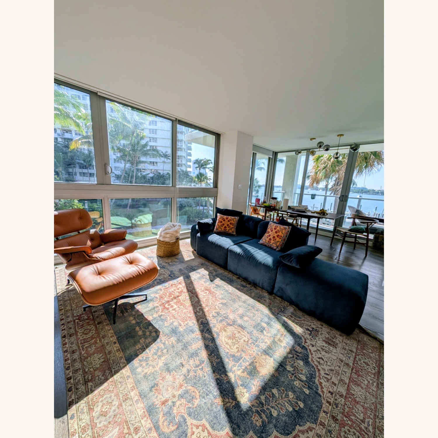  Rove Concepts Kaye Sofa  Blue Corduroy  - image-1