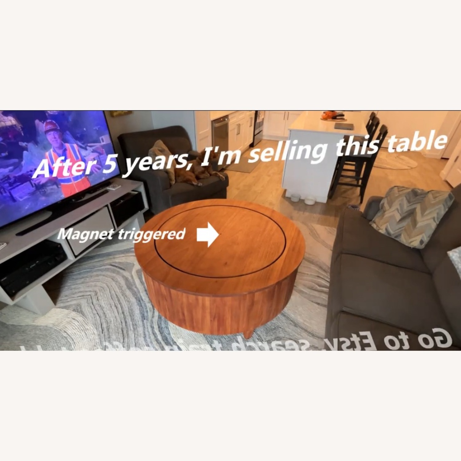 Modern Train Coffee Table - image-1