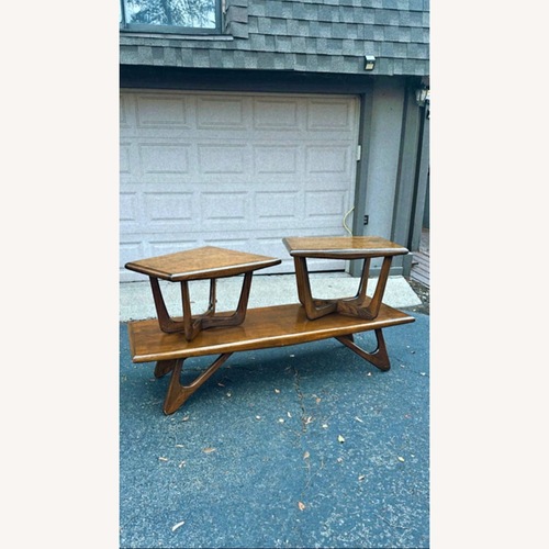 Used Vintage/Antique Dark Brown Coffee Table for sale on AptDeco