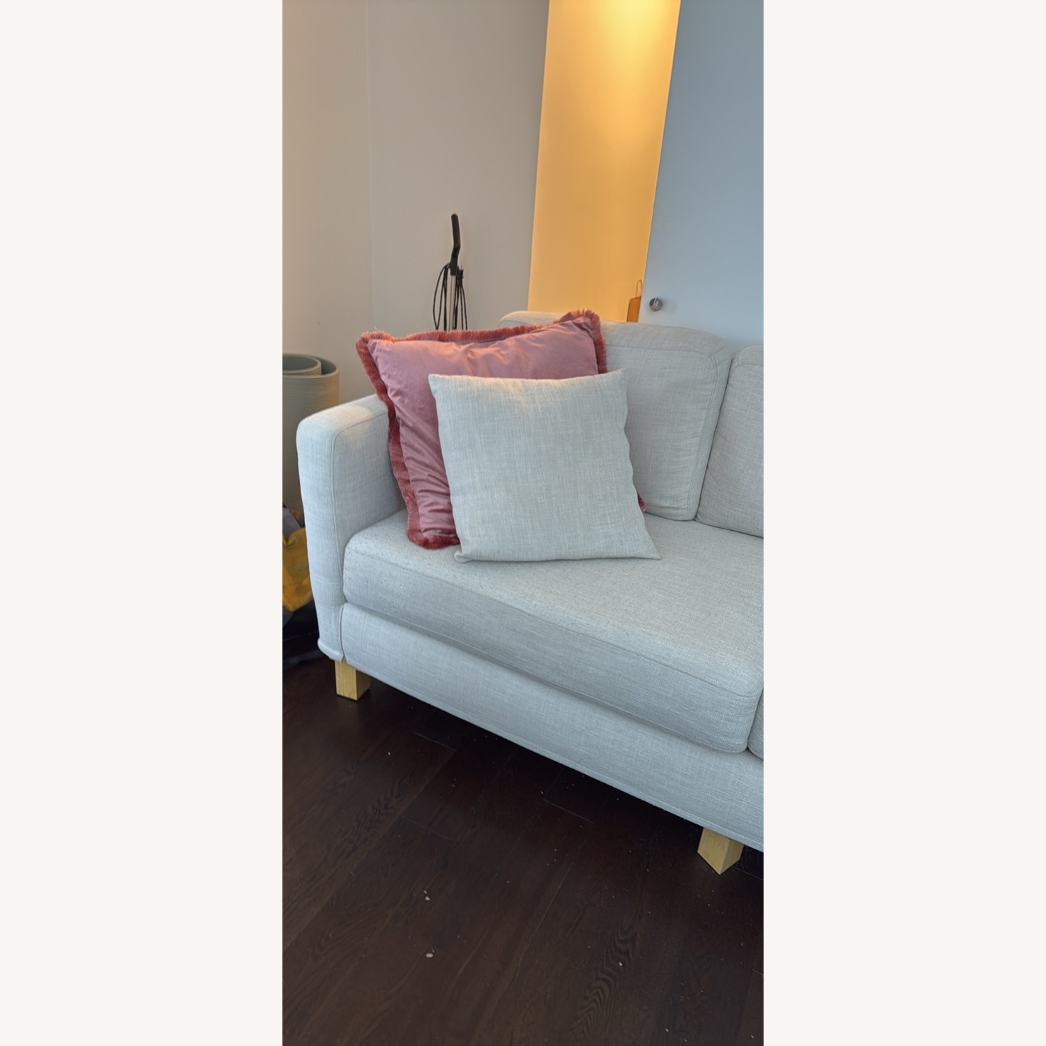 Natural Fabric 3+ Seater Sofa - image-6