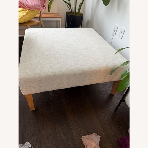 Used Natural Fabric Coffee Table for sale on AptDeco