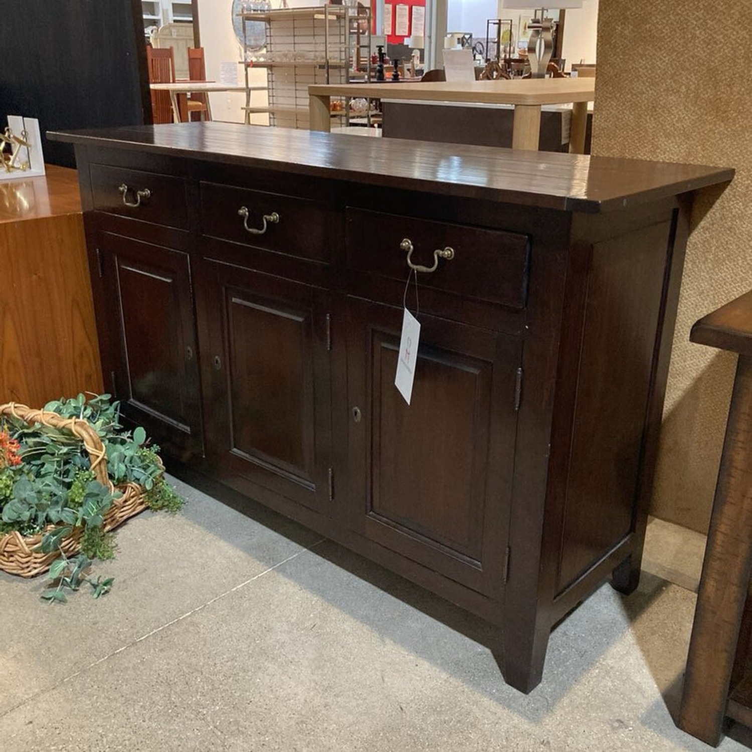 World Wide Interiors Solid Wood 3-Drawer Buffet - image-2