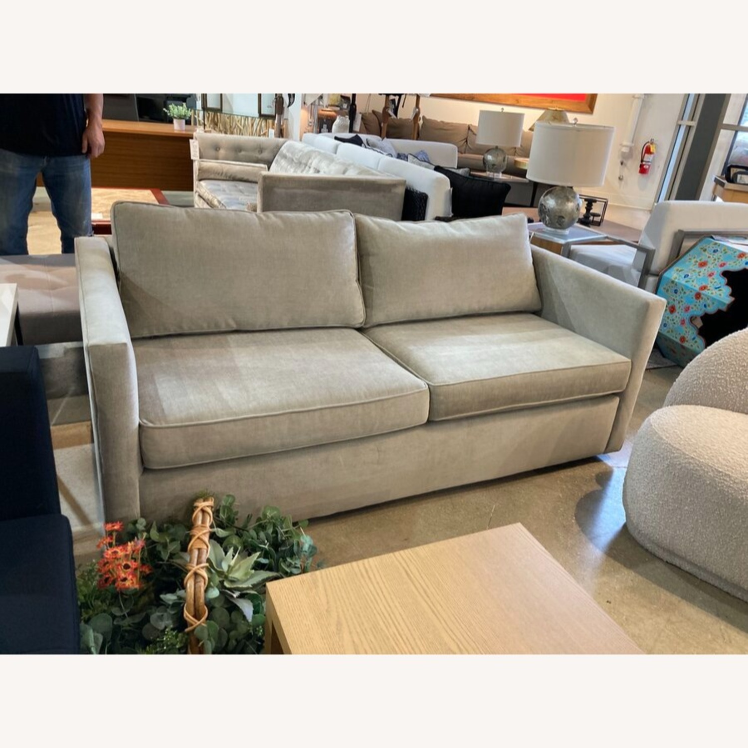 West Elm Harris Upholstered Queen Sofa - image-2