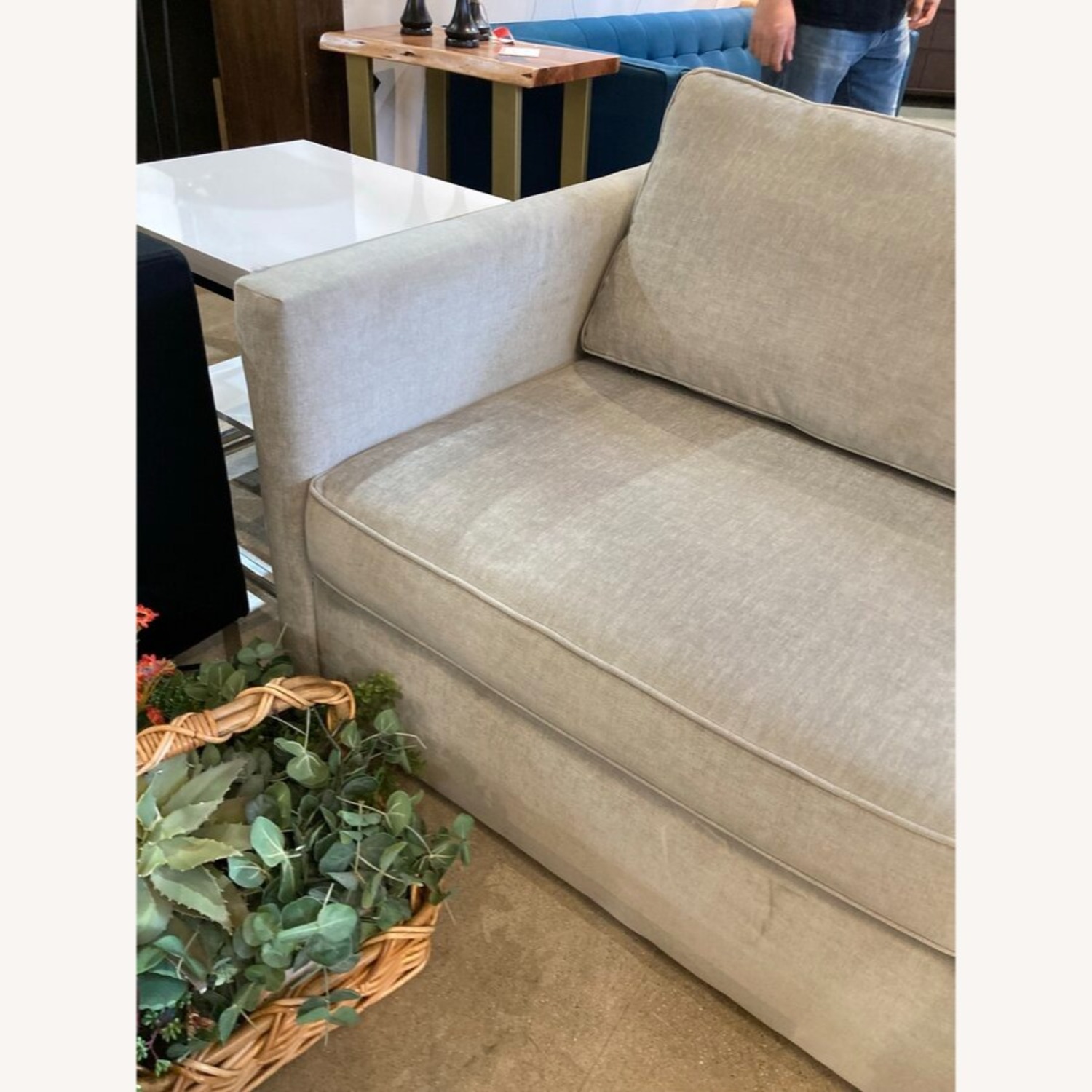 West Elm Harris Upholstered Queen Sofa - image-3