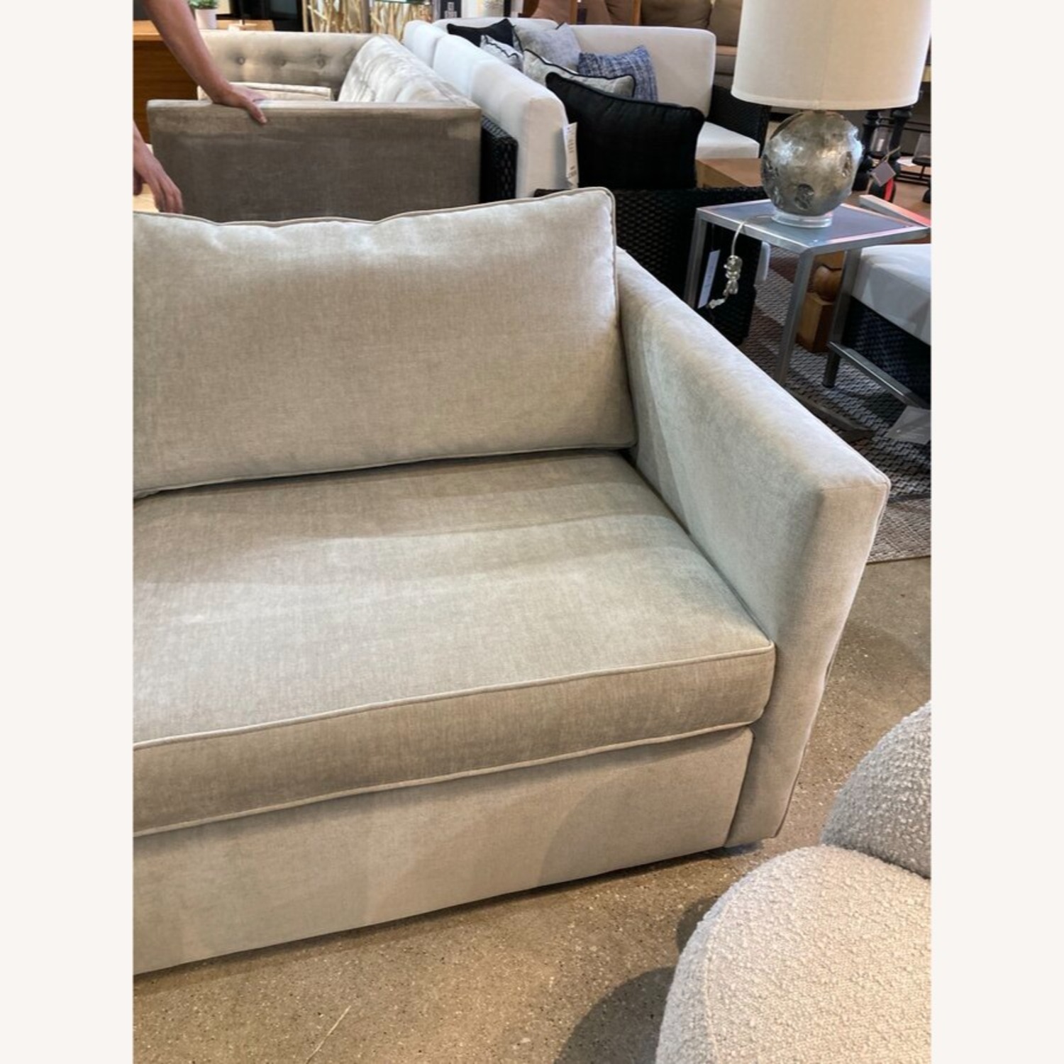 West Elm Harris Upholstered Queen Sofa - image-4