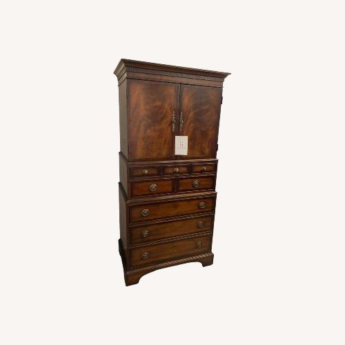 Used Georgian Style Mahogany Armoire Furniture for sale on AptDeco