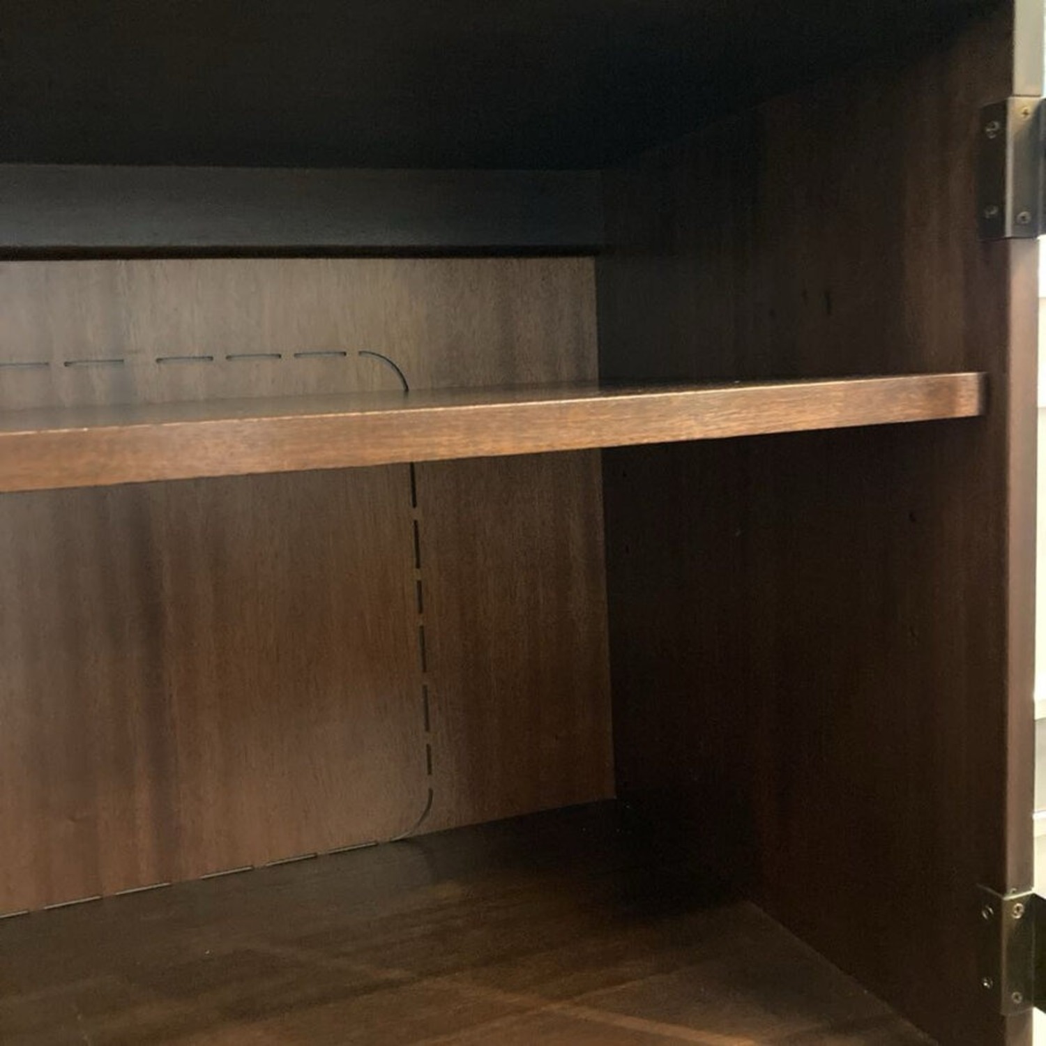 Georgian Style Mahogany Armoire Furniture - image-9