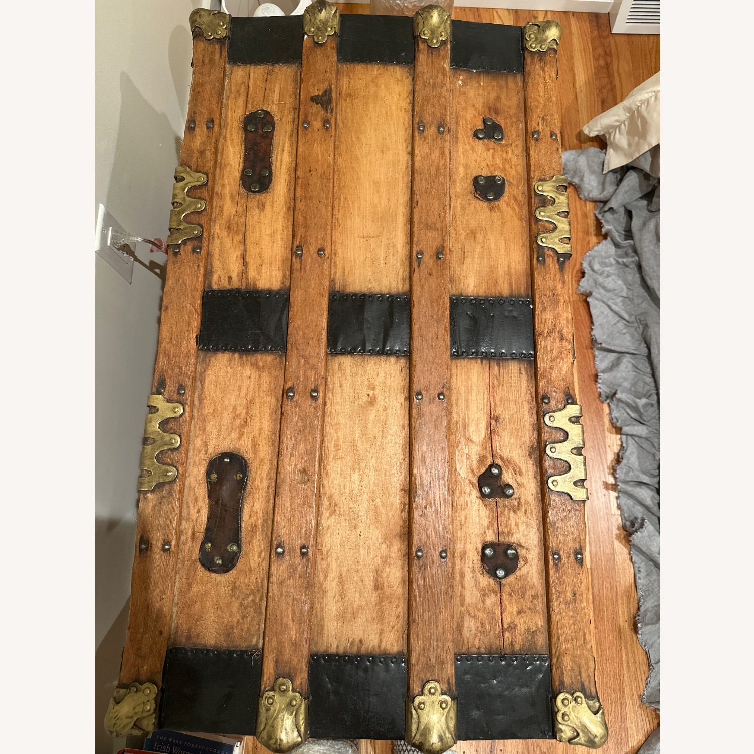 Vintage/Antique Steamer Trunk 19th Century - image-2