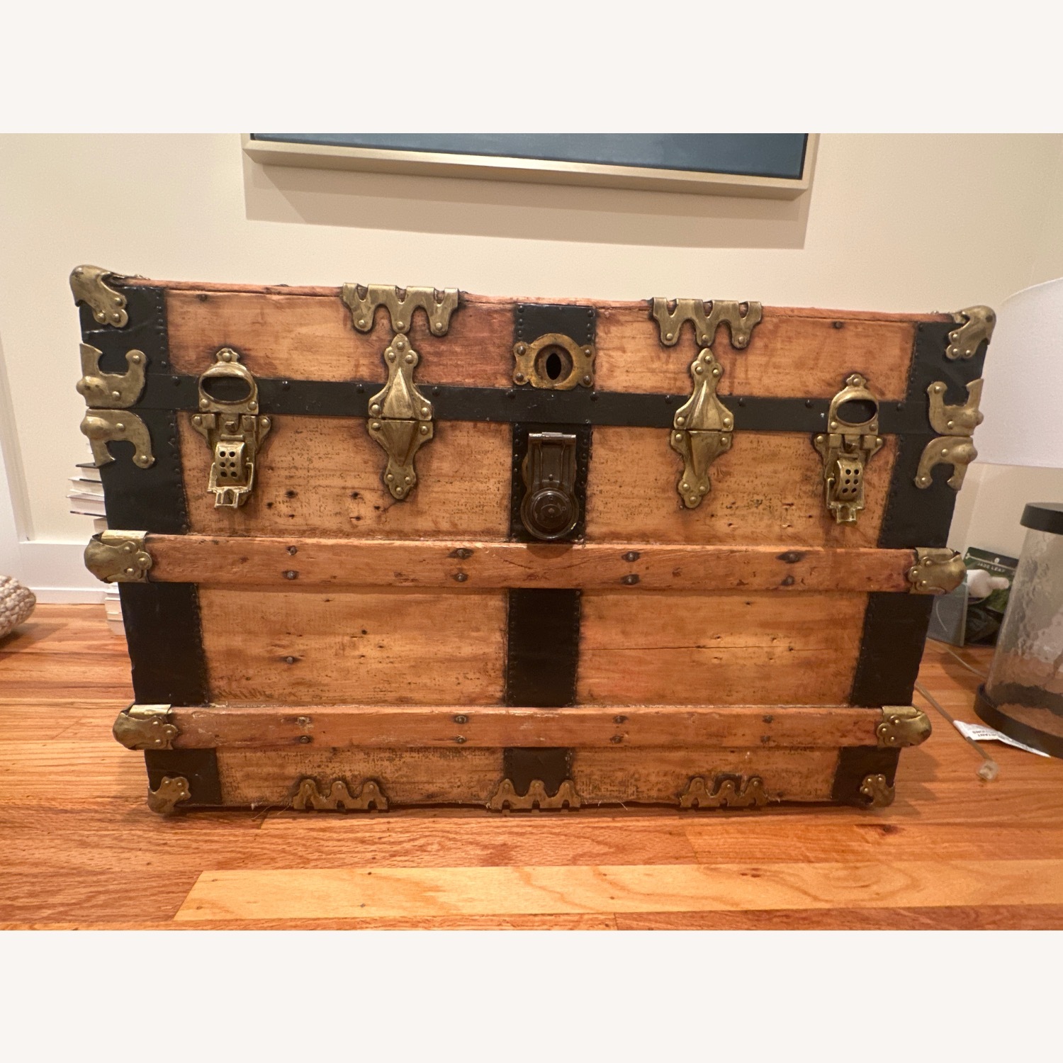 Vintage/Antique Steamer Trunk 19th Century - image-4