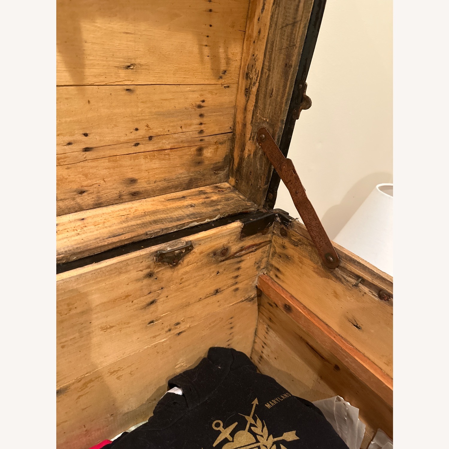 Vintage/Antique Steamer Trunk 19th Century - image-6