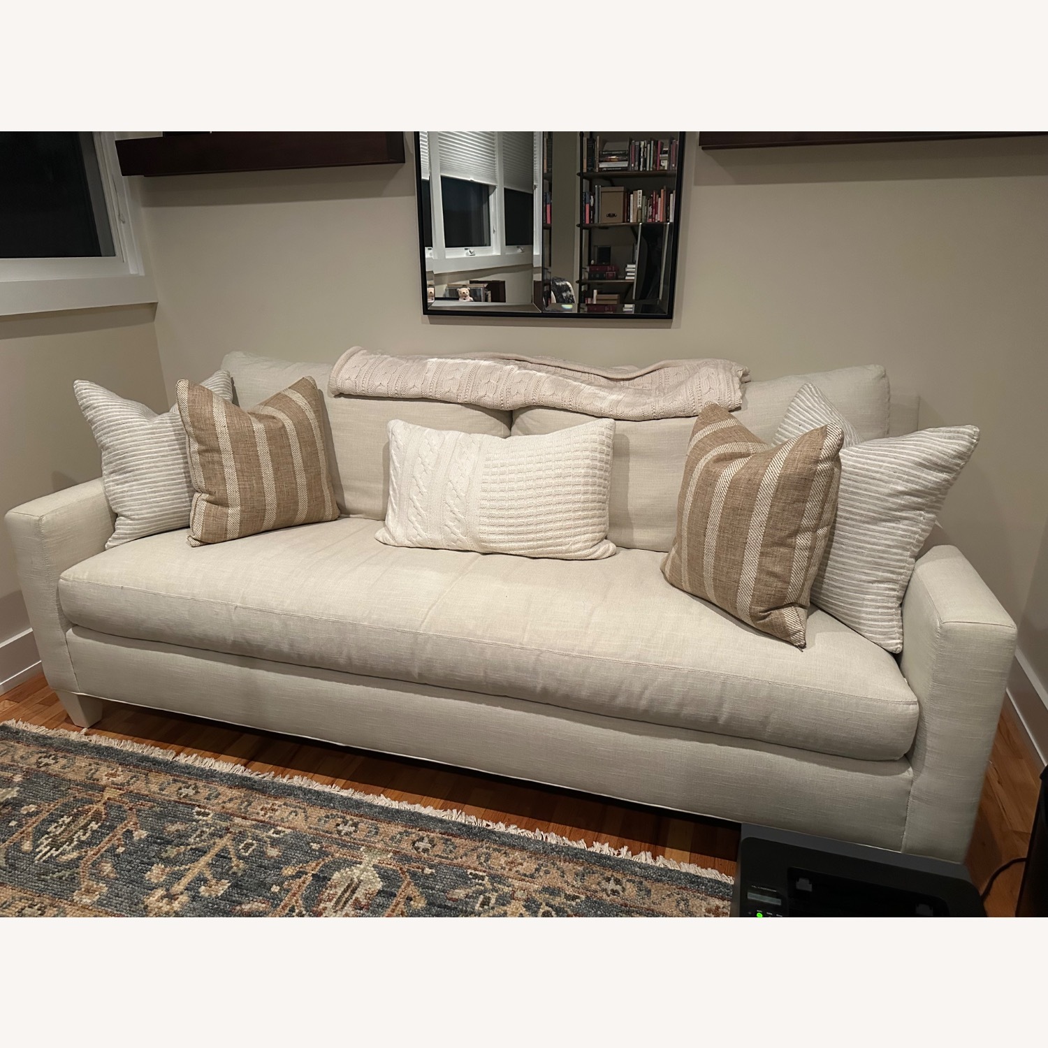 Hickory White Sofa - image-4