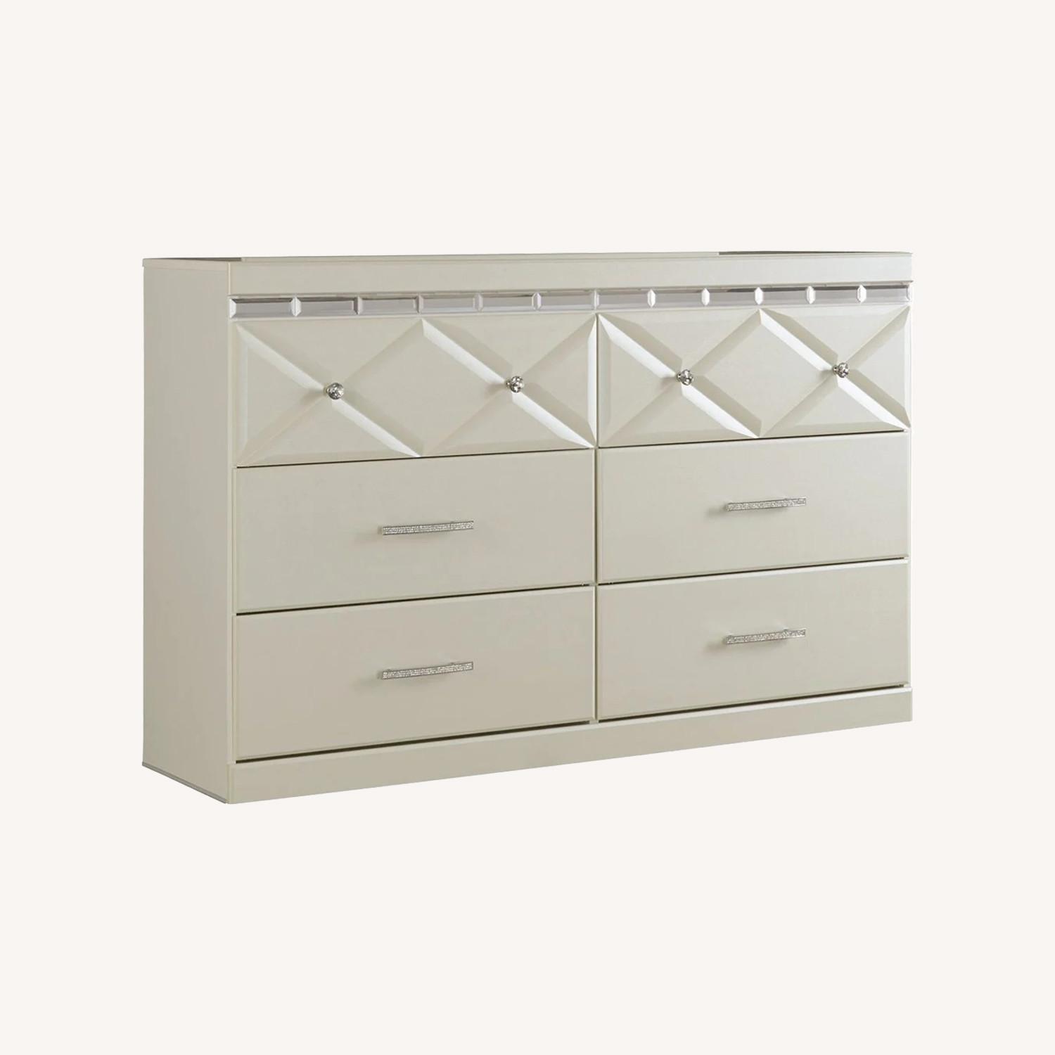 Ashley Furniture White Wood Dresser - image-0