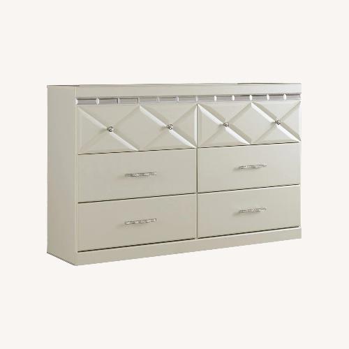 Used Ashley Furniture White Wood Dresser for sale on AptDeco
