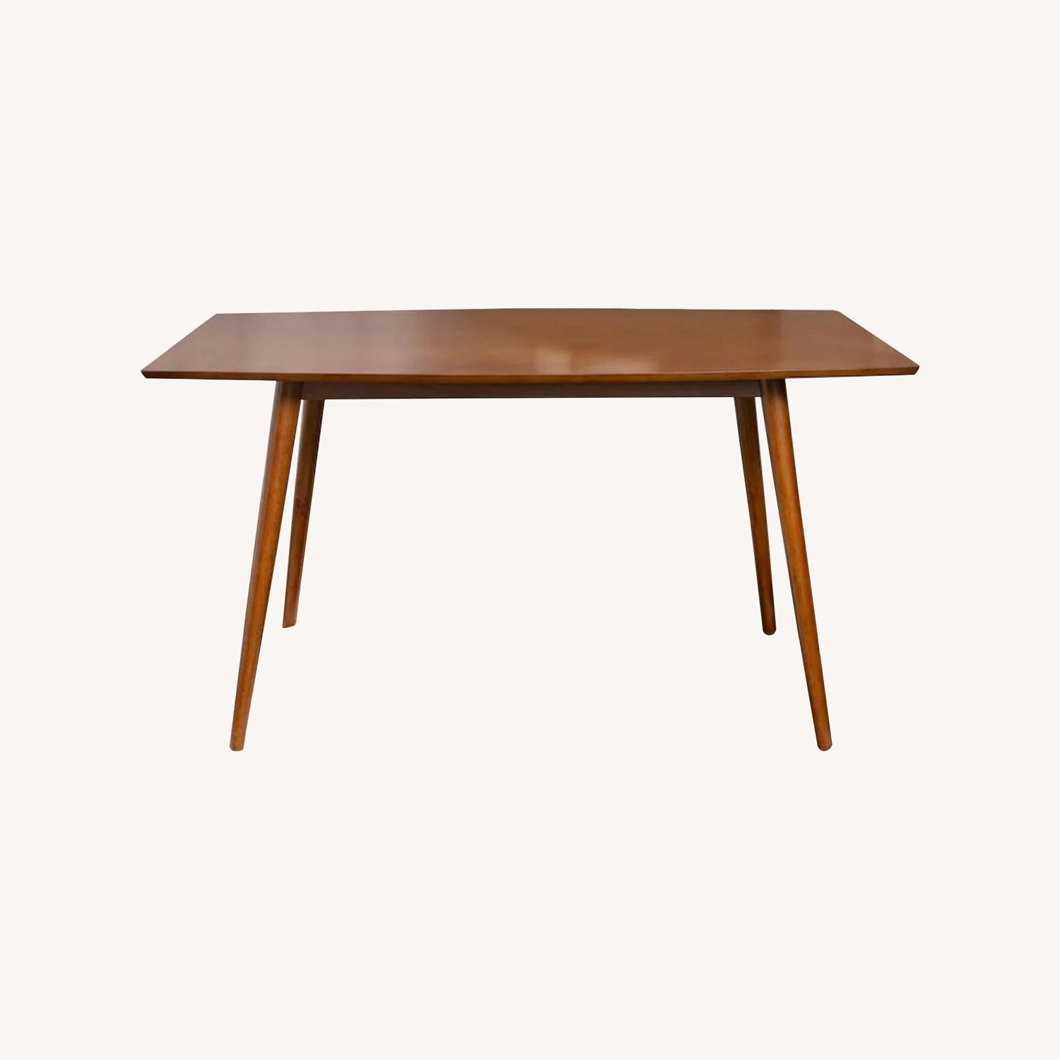 Walker Edison Skara Dark Brown Wood Dining Table - image-0