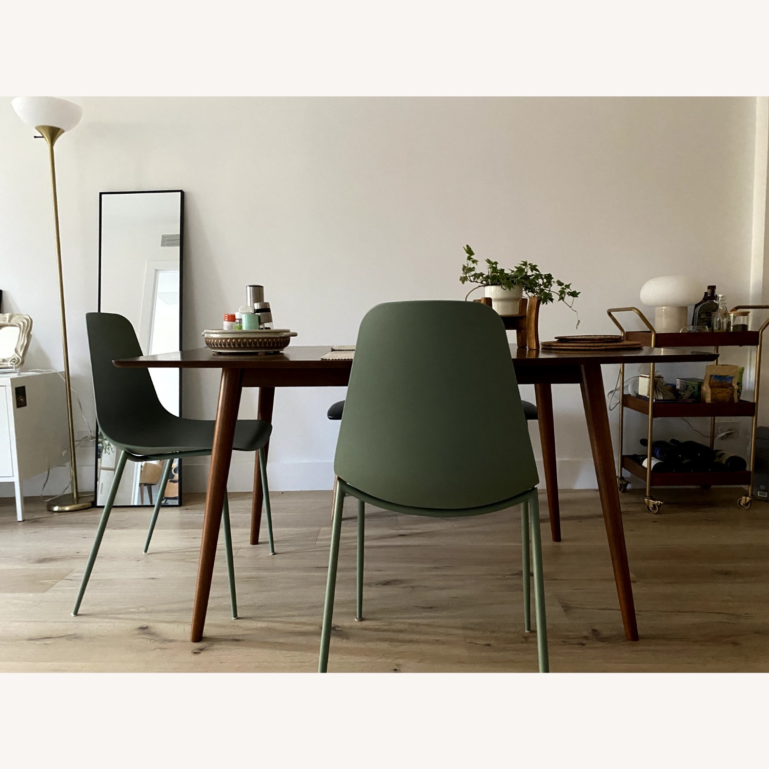 Walker Edison Skara Dark Brown Wood Dining Table - image-2