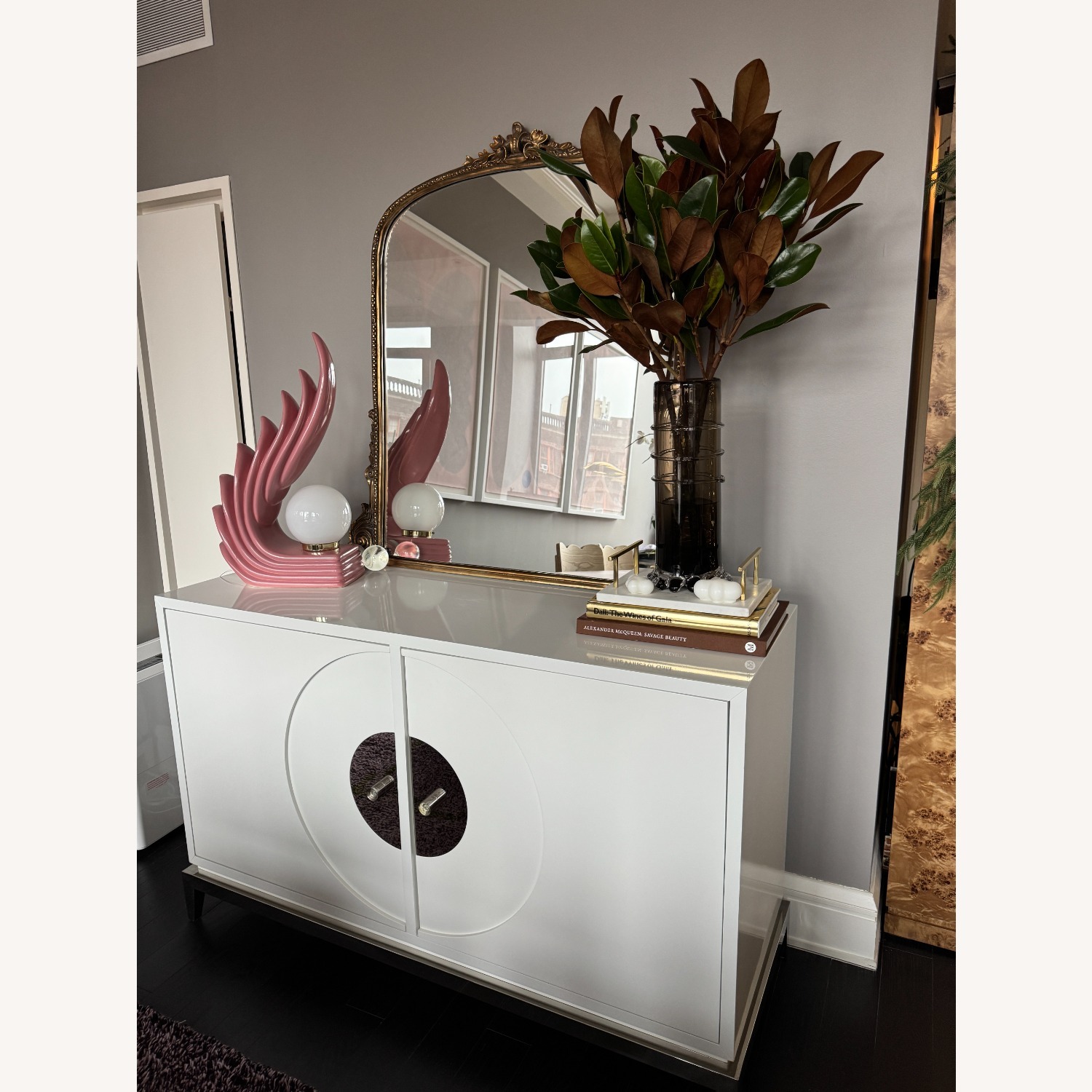 Jonathan Adler Channing White Lacquer Sideboard - image-2