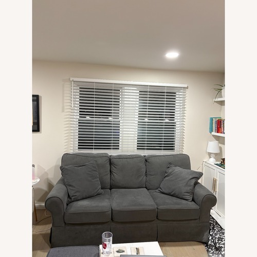Used Bob's Discount Furniture Dark Gray 3+ Seater Sofa for sale on AptDeco