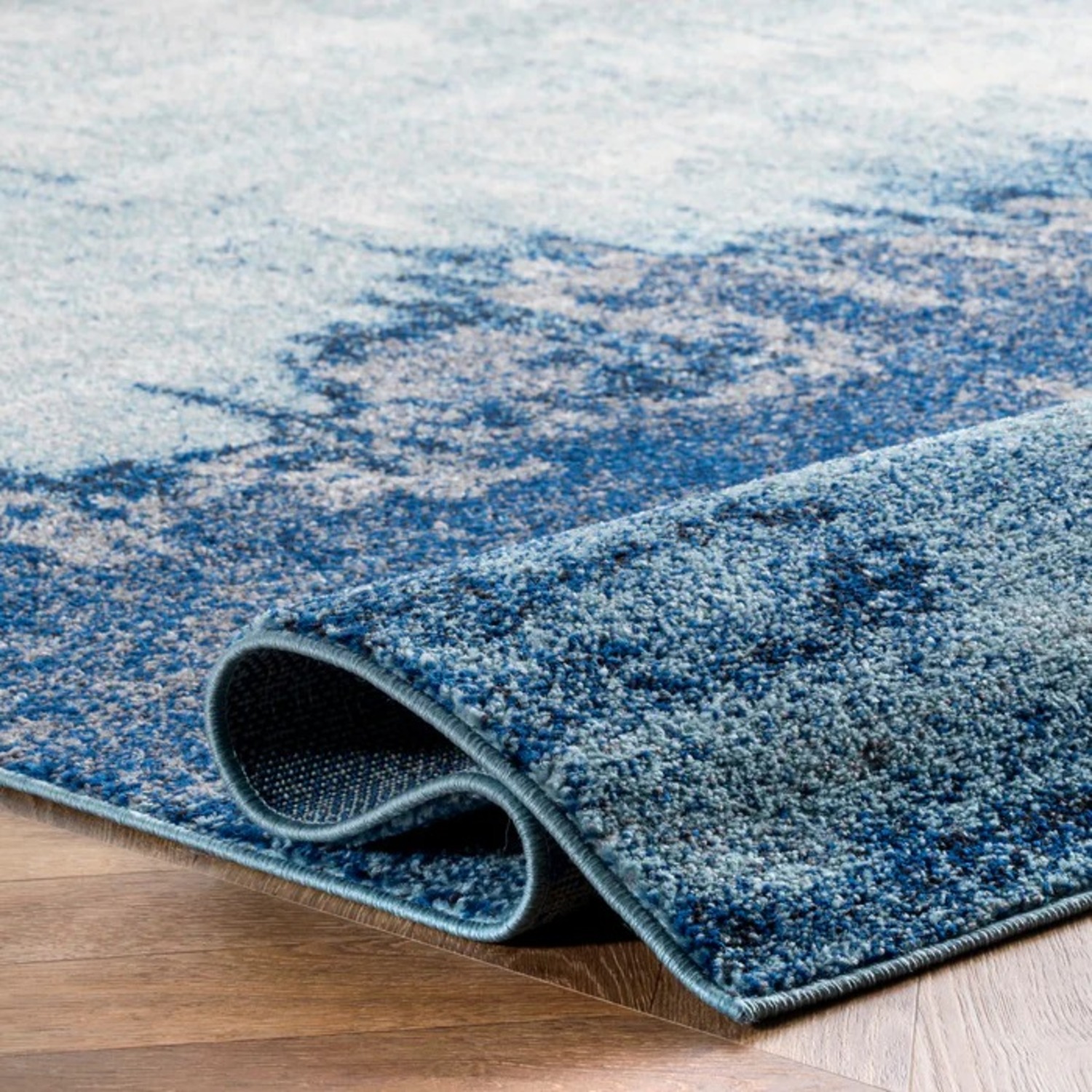 nuLOOM Alayna Abstract Area Rug, 6' 7" x 9', Blue - image-3