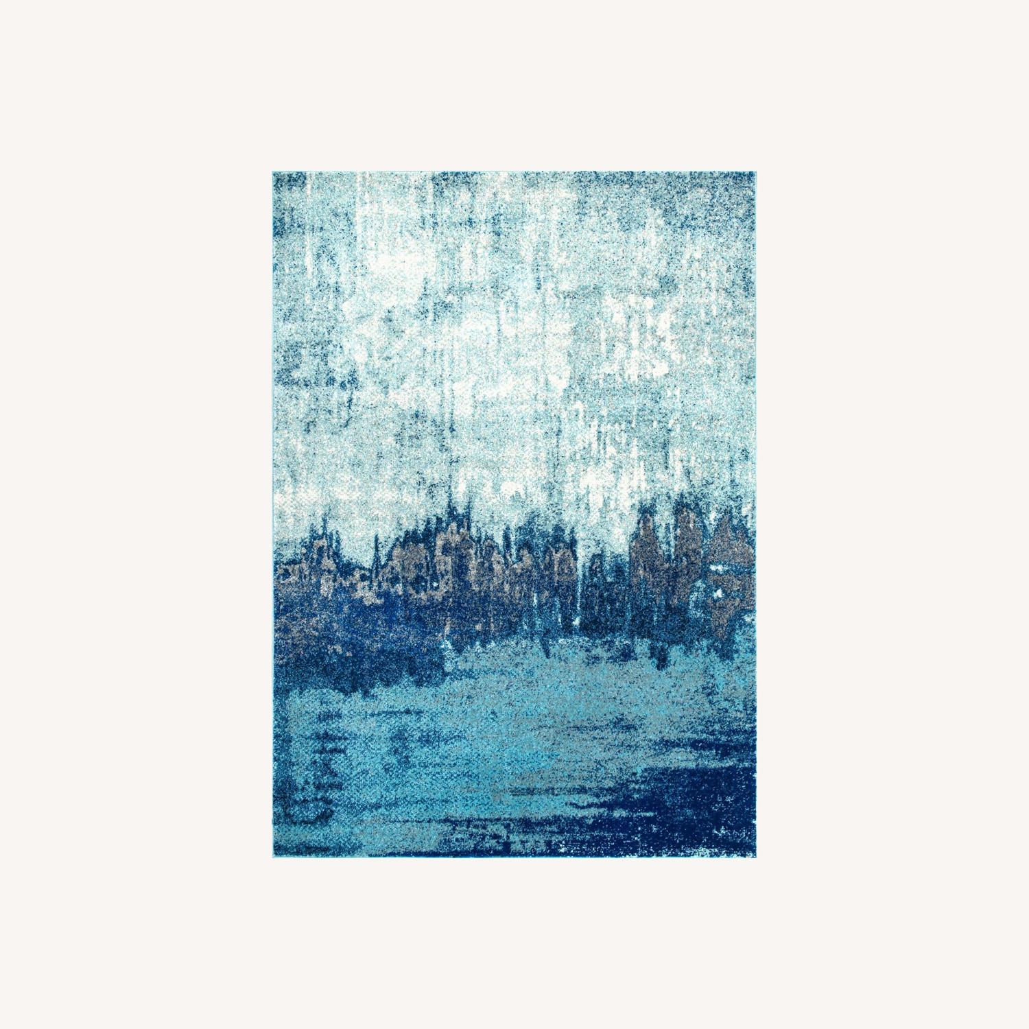 nuLOOM Alayna Abstract Area Rug, 6' 7" x 9', Blue - image-0