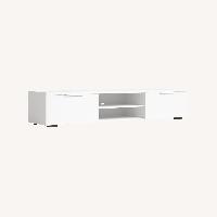 White High Gloss 68 Inch Wide Media Console