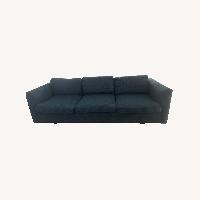 Blue Fabric 3 Seater Sofa