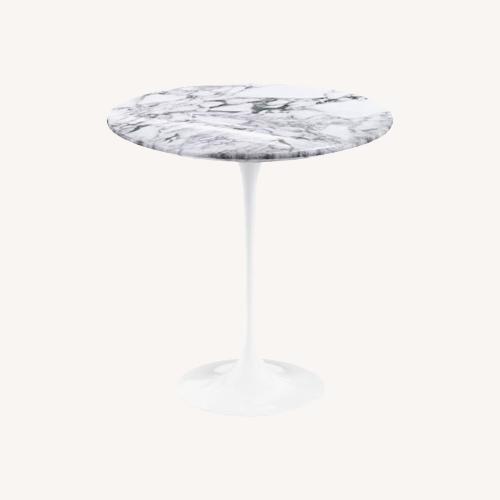 Used Eero Saarinen White Marble Side Table for sale on AptDeco