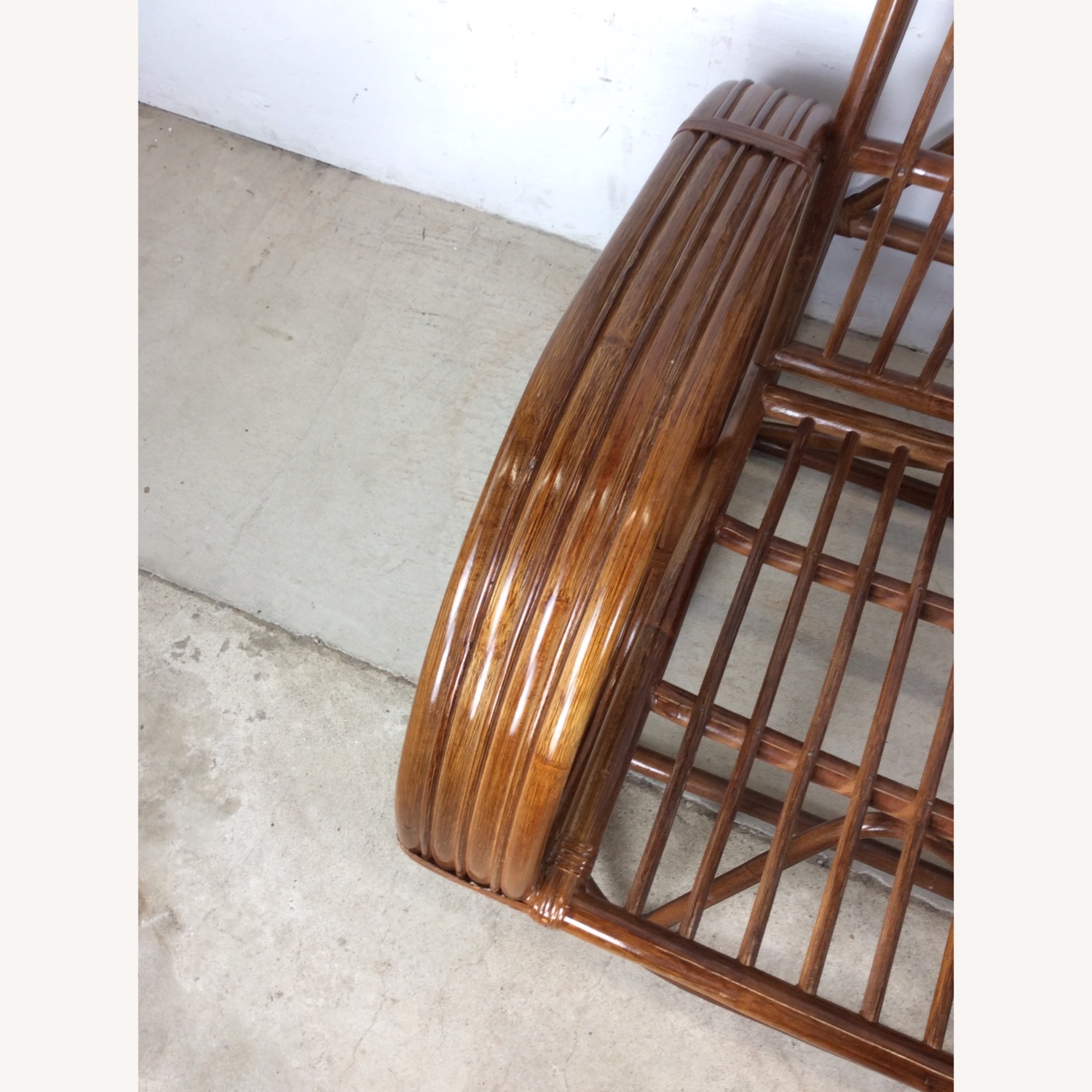 Vintage 3 Seater Sofa Frame style of Paul Frankl - image-5