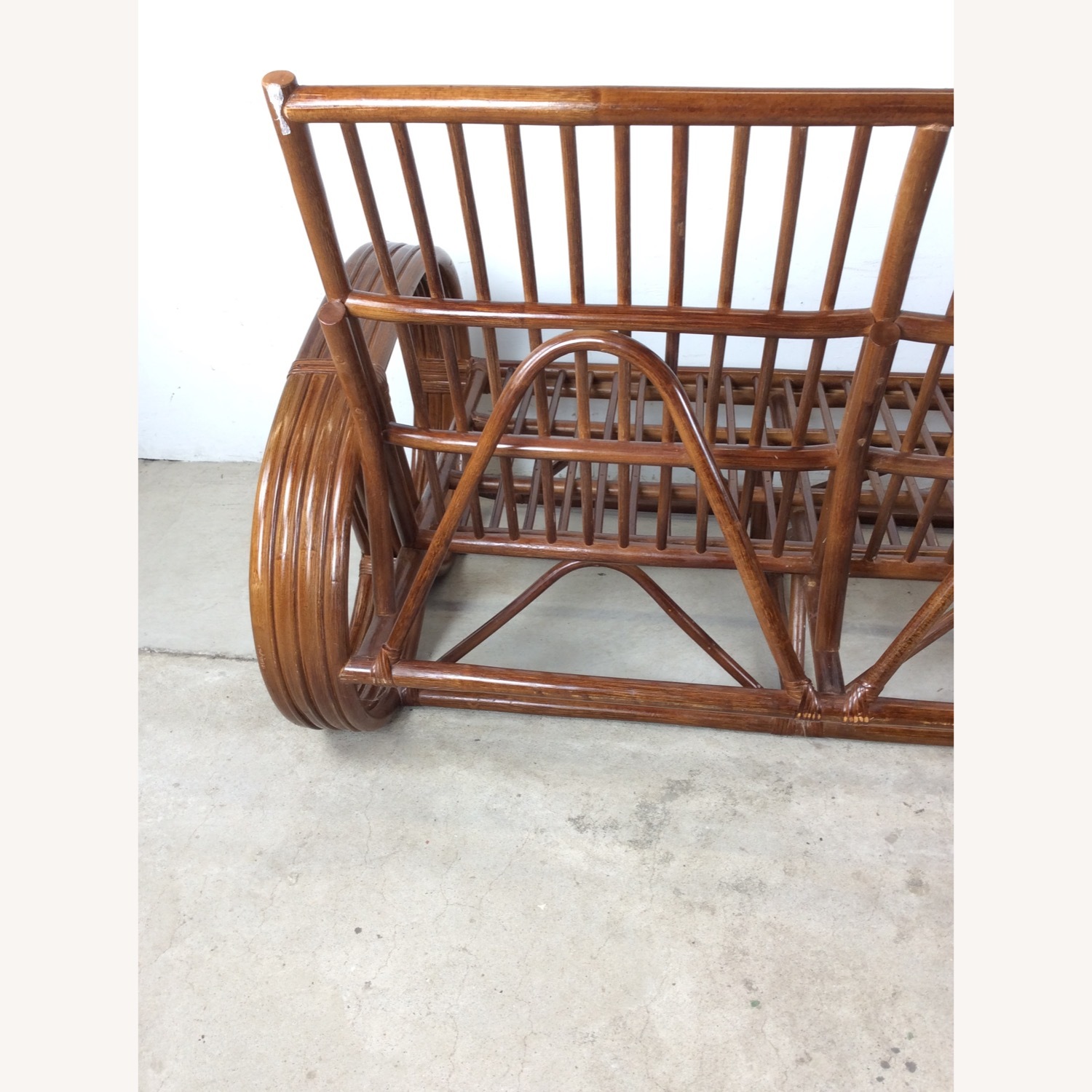 Vintage 3 Seater Sofa Frame style of Paul Frankl - image-19