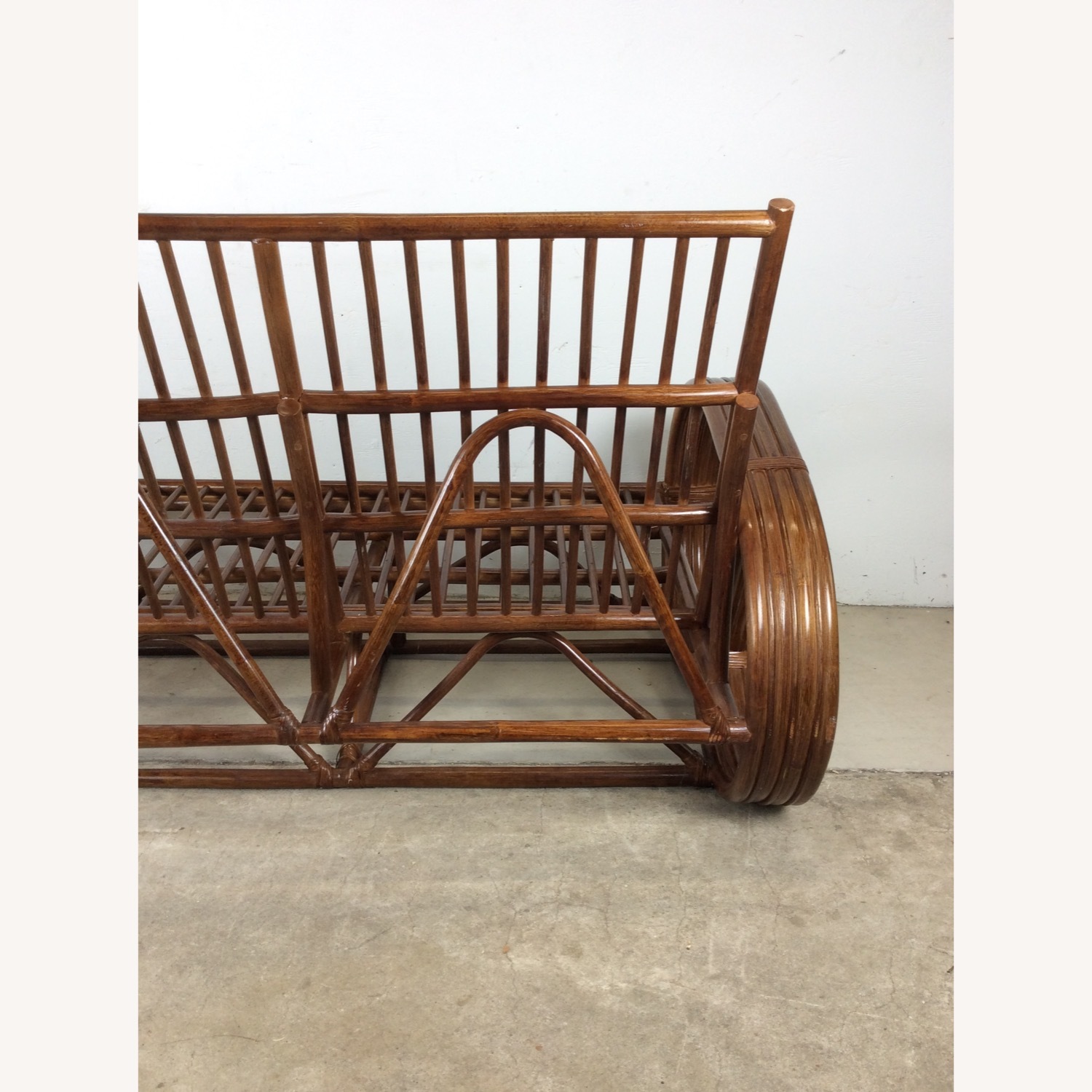 Vintage 3 Seater Sofa Frame style of Paul Frankl - AptDeco