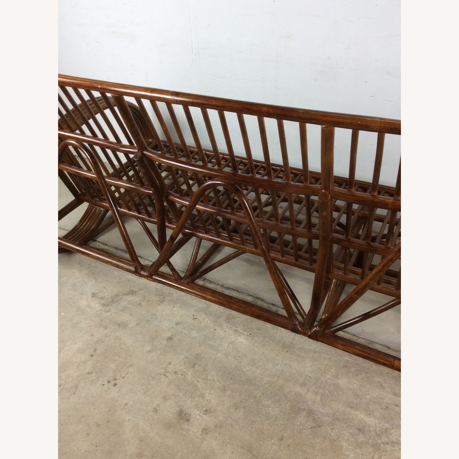 Vintage 3 Seater Sofa Frame style of Paul Frankl - image-18