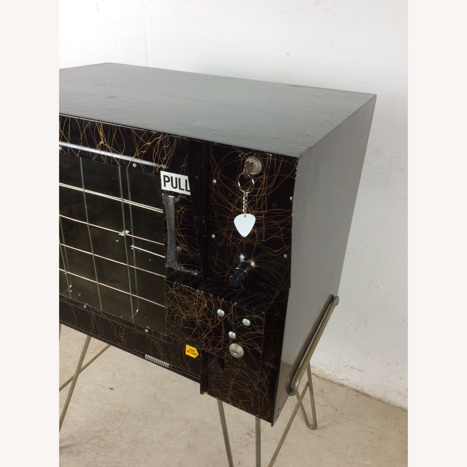 Mid Century Freestanding Newspaper Vending Machine - image-16