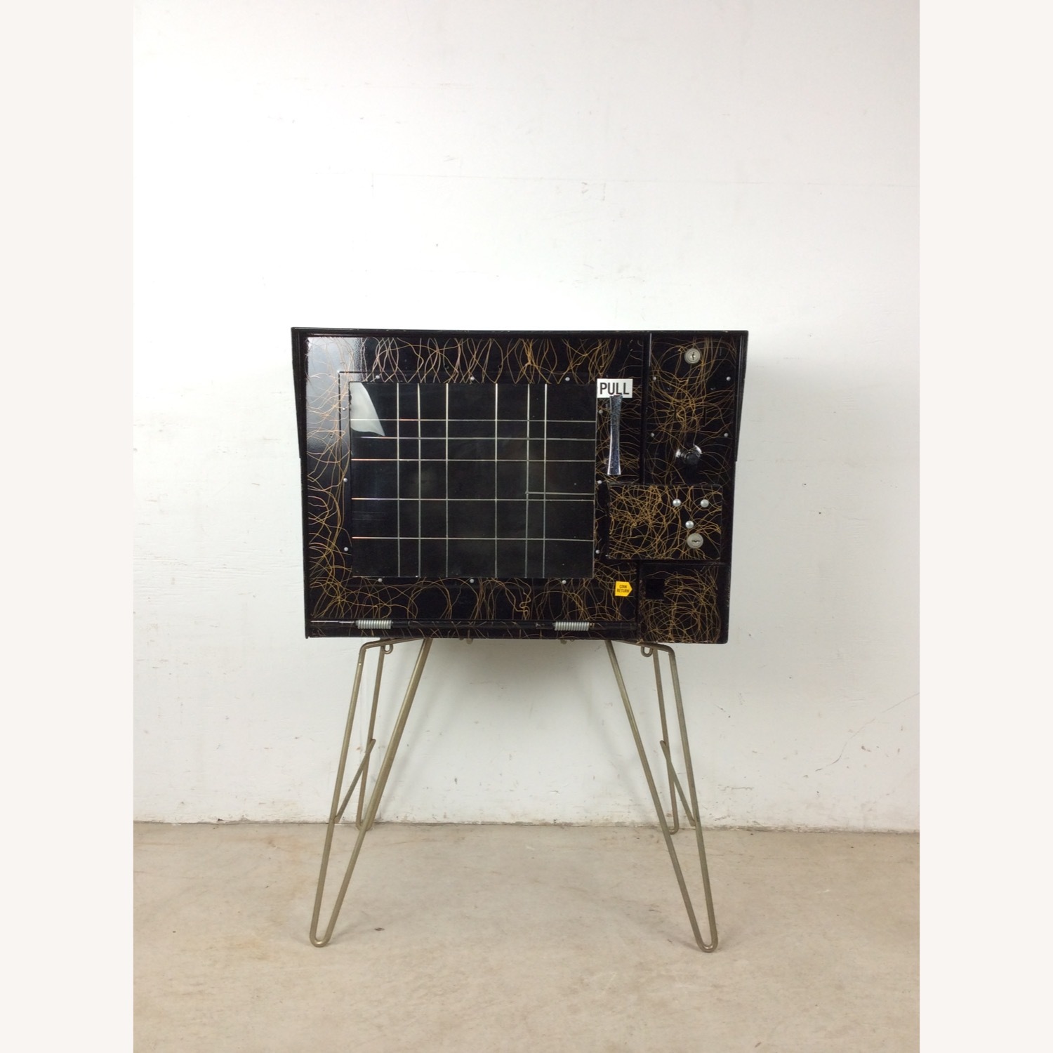 Mid Century Freestanding Newspaper Vending Machine - image-1