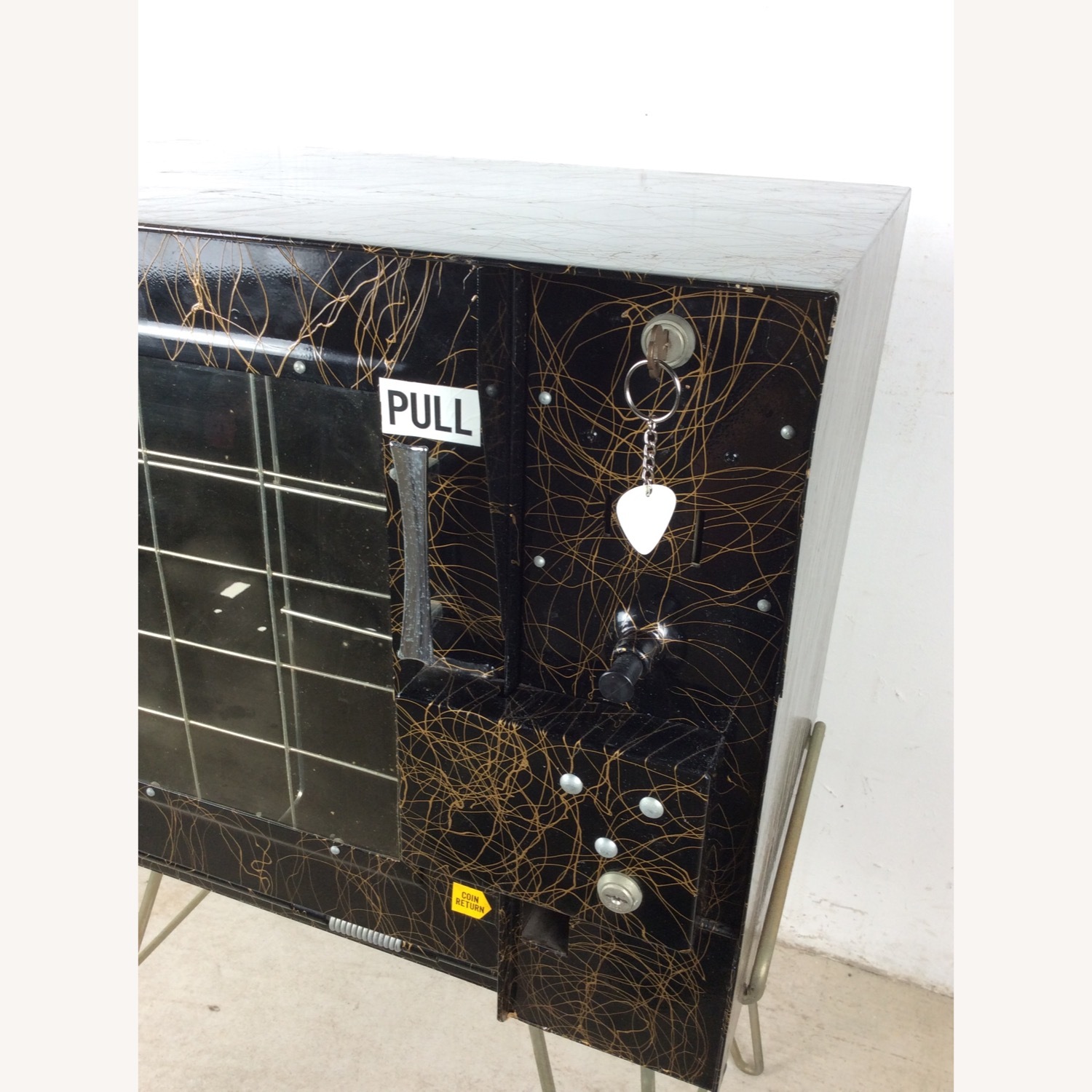 Mid Century Freestanding Newspaper Vending Machine - image-15