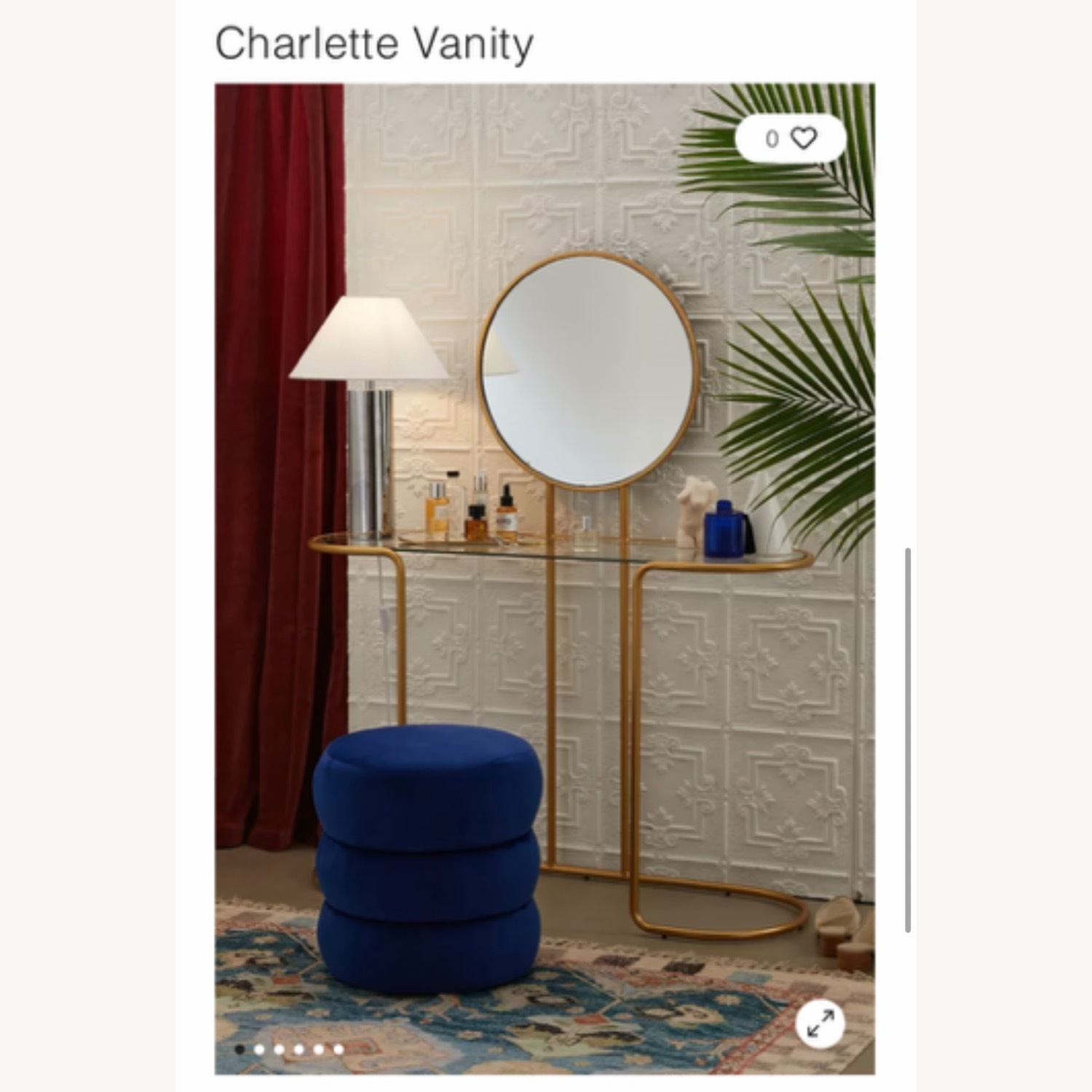 Urban Outfitters Charlotte Vanity - image-1