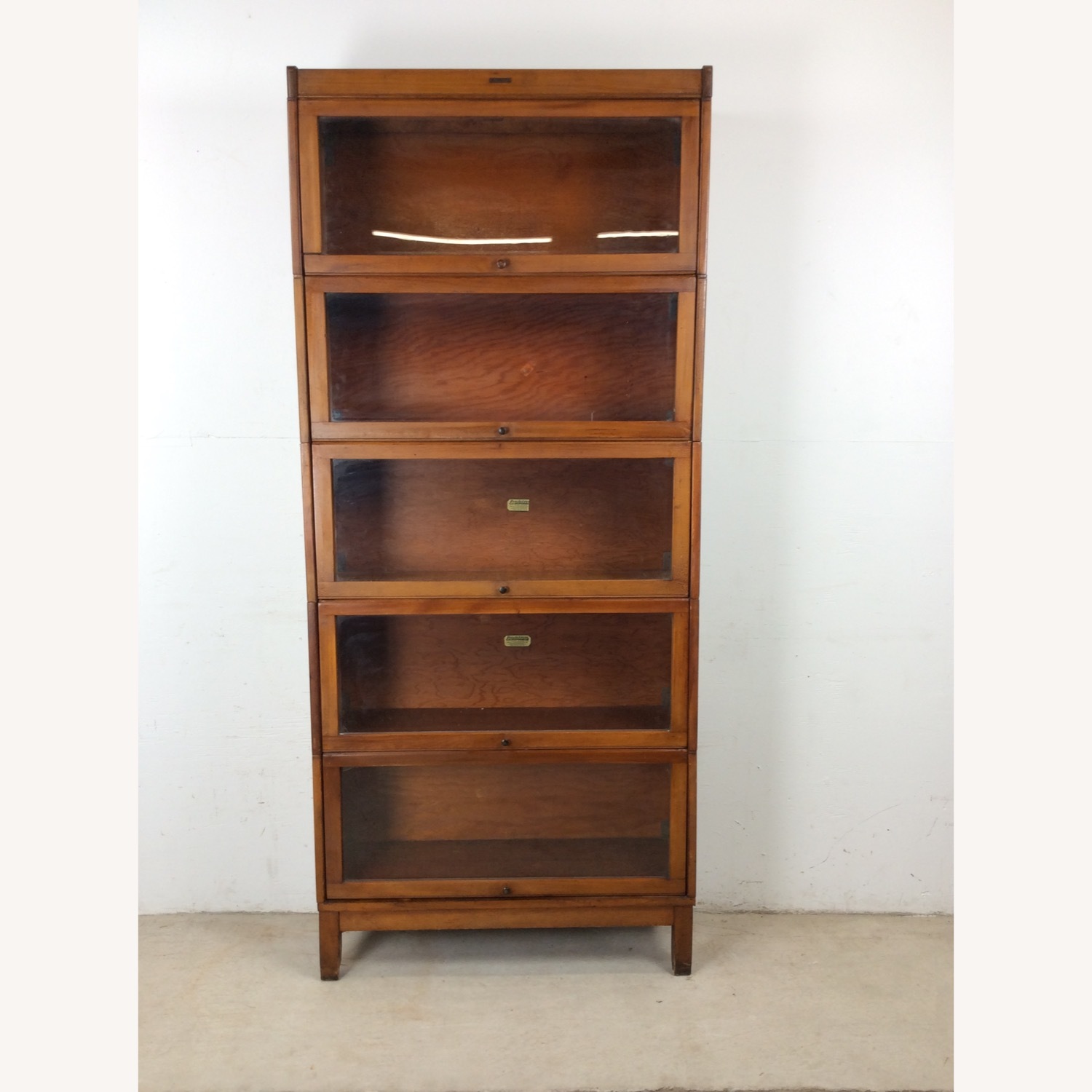 Antique 5 stack Barrister Bookcase  - image-1