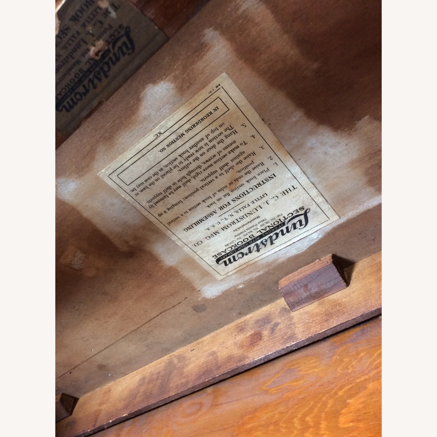 Antique 5 stack Barrister Bookcase  - image-34