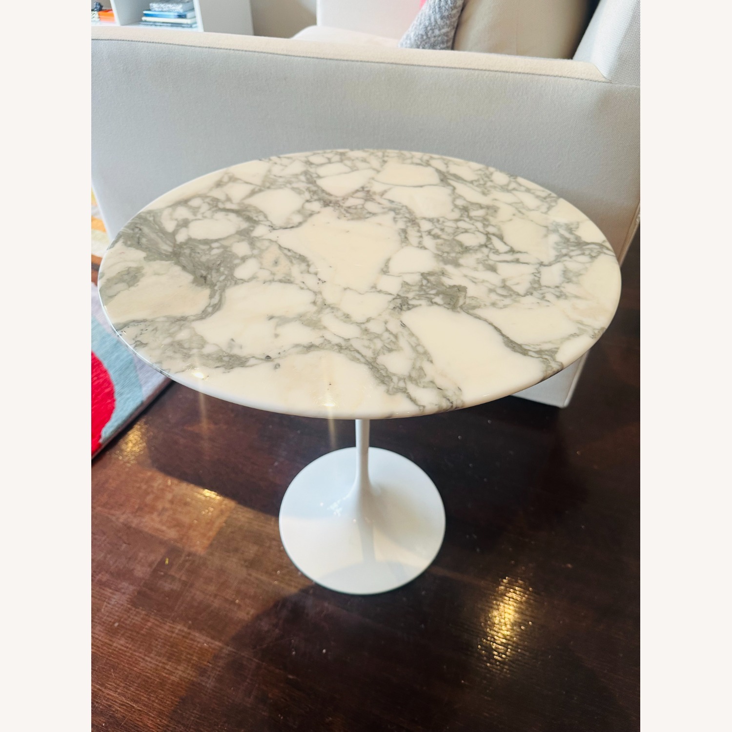 Eero Saarinen White Marble Coffee Table - image-5