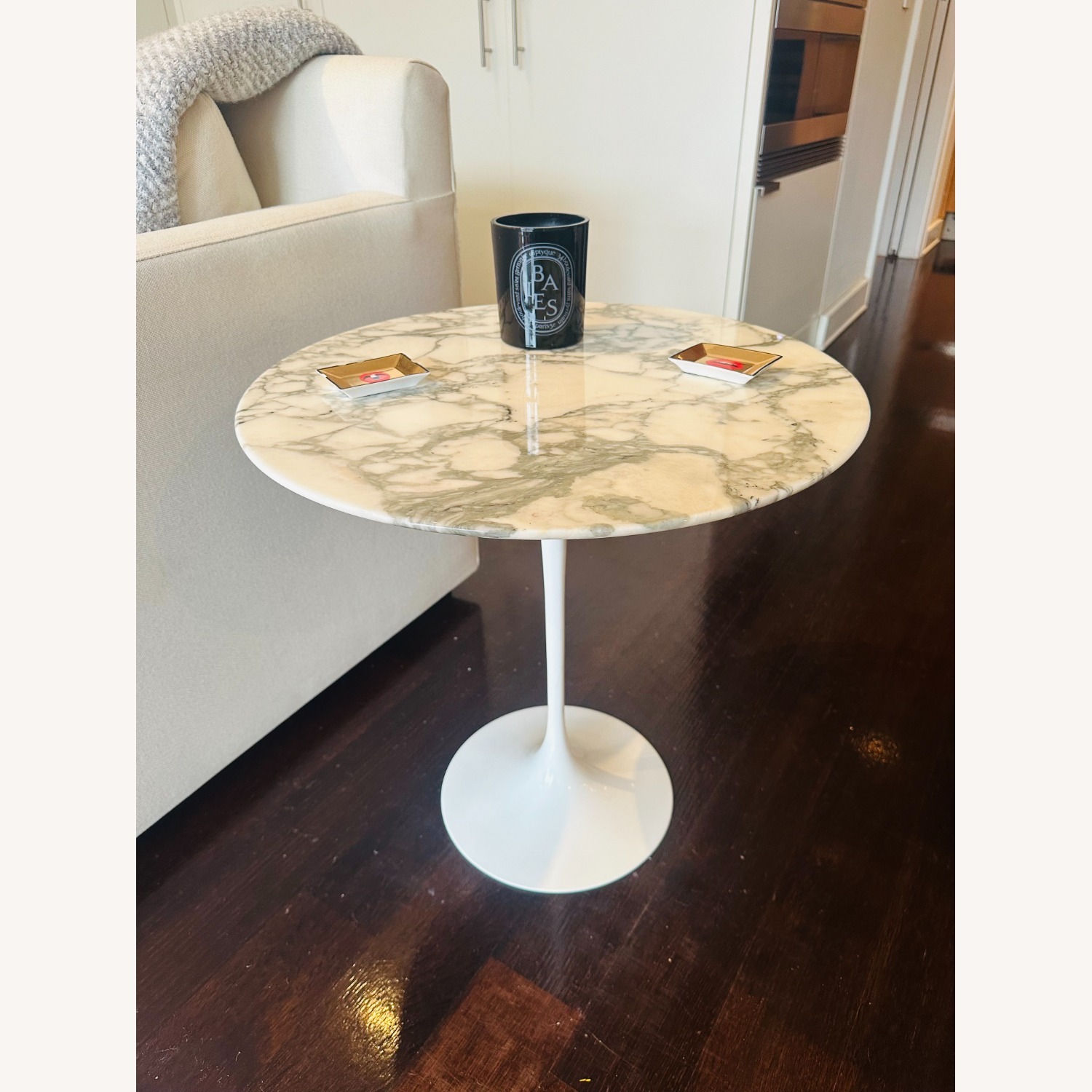 Eero Saarinen White Marble Coffee Table - image-2