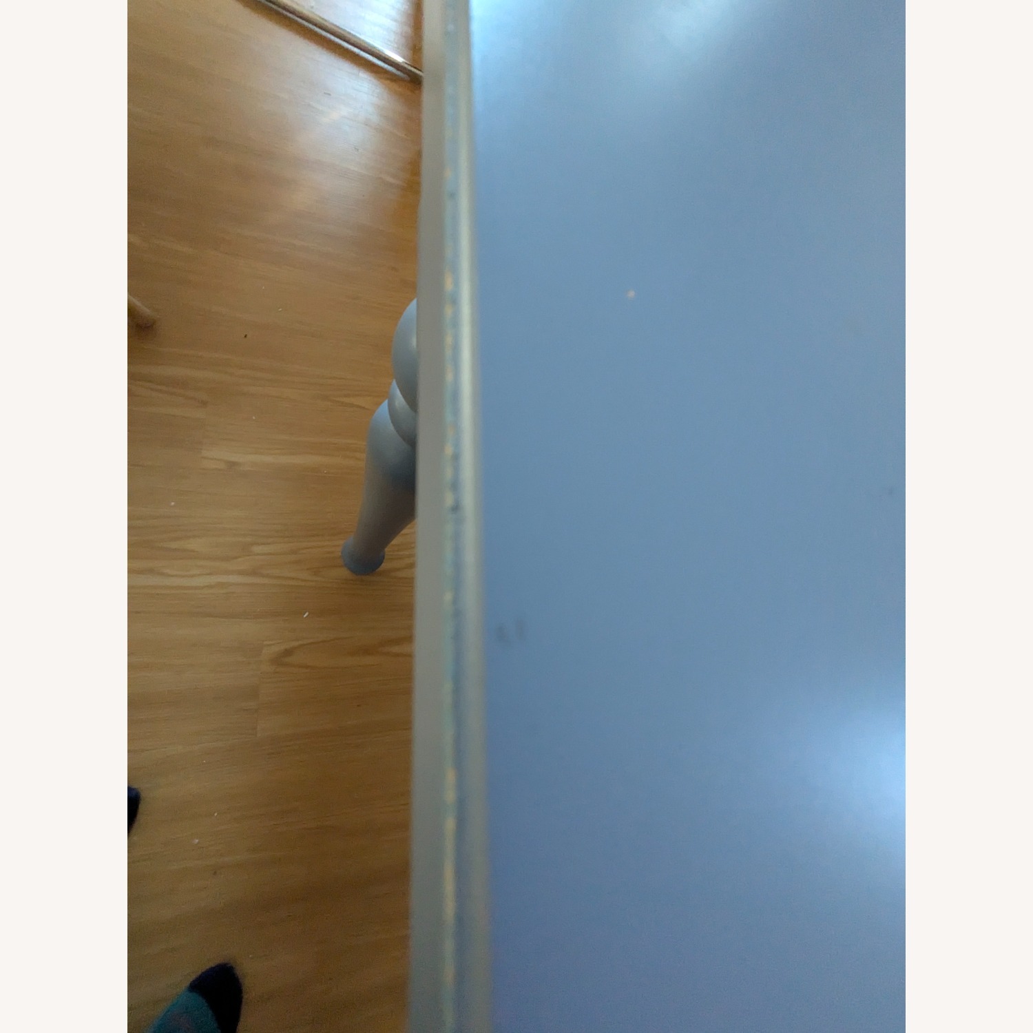 IKEA Isala Blue Wood Desk - image-3