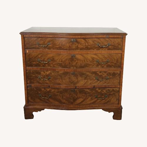 Used Antique Mahogany Chest with Brass Hardware for sale on AptDeco