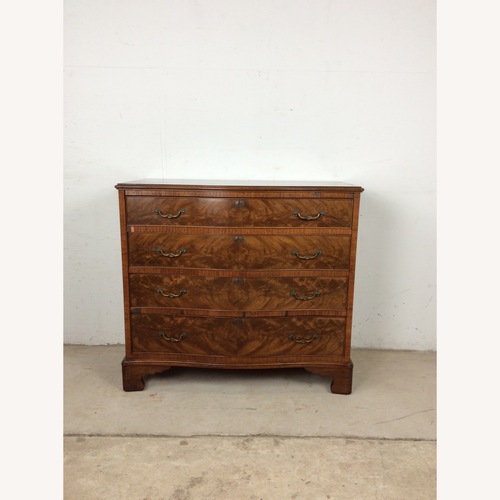 Used Antique Mahogany Chest with Brass Hardware for sale on AptDeco