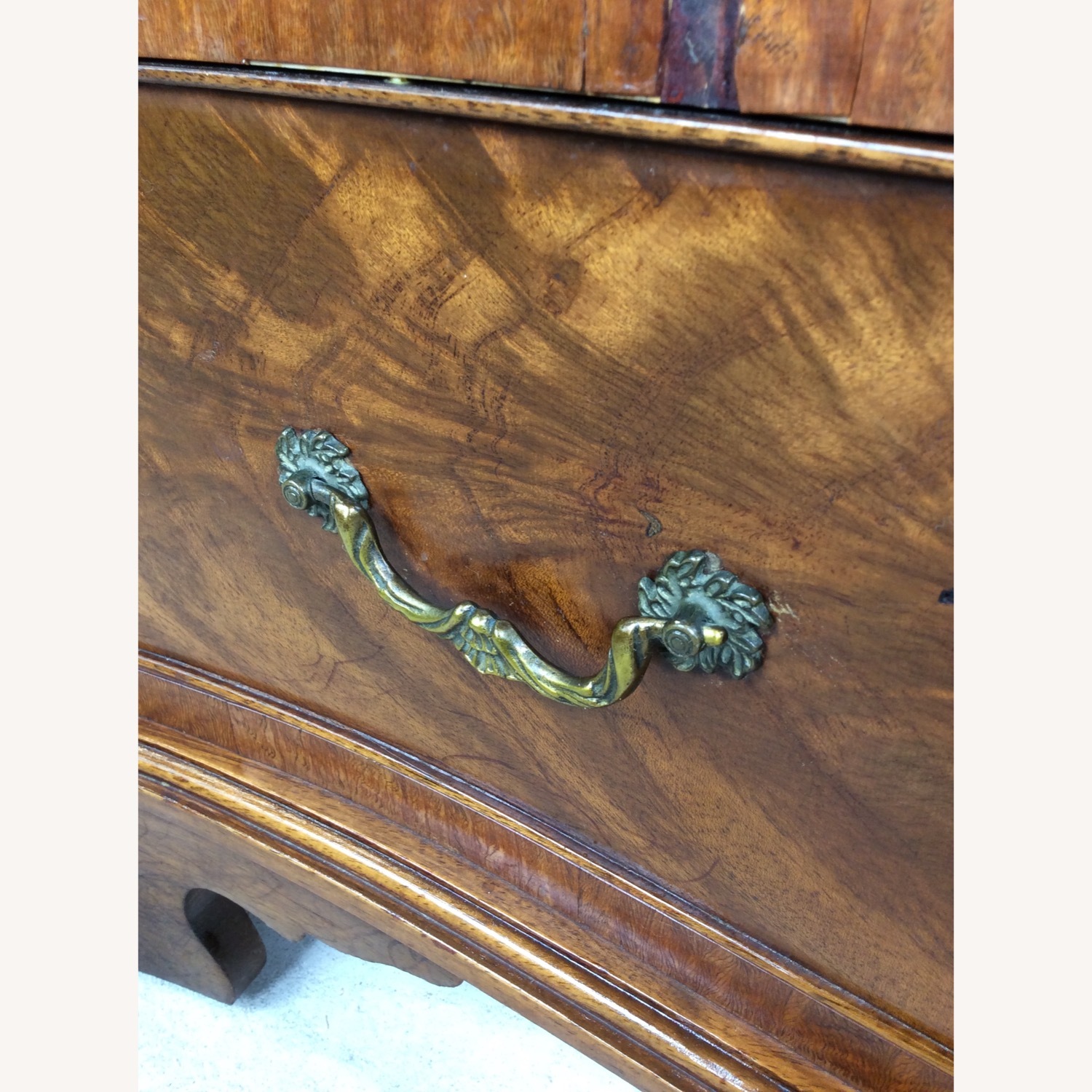 Antique Mahogany Chest with Brass Hardware - image-21